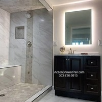 Bathroom Remodel - Photos of Our Business -  Action Shower Pan & Steam Shower Company