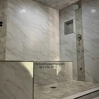 Steam Shower Installation - Photos of Our Business -  Action Shower Pan & Steam Shower Company