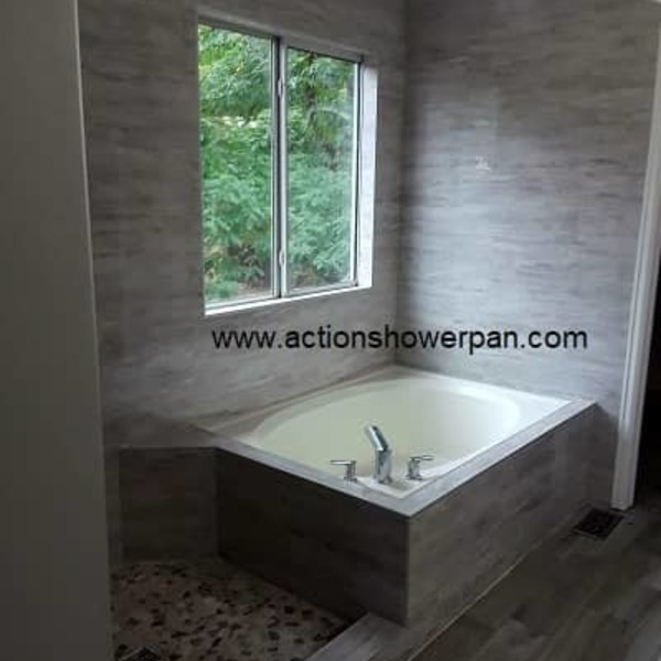Master Bathroom Remodel - Photos of Our Business -  Action Shower Pan & Steam Shower Company