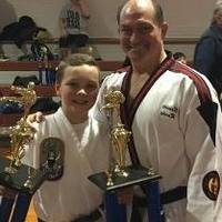 One of Rocky's students after a competition - Photos of Our Business -  Rocky's Dojo & Gym