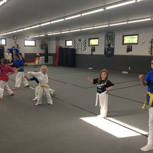 Martial Arts Class in Dojo - Photos of Our Business -  Rocky's Dojo & Gym