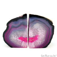 Natural Agate Bookends