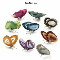 agate slice butterfly