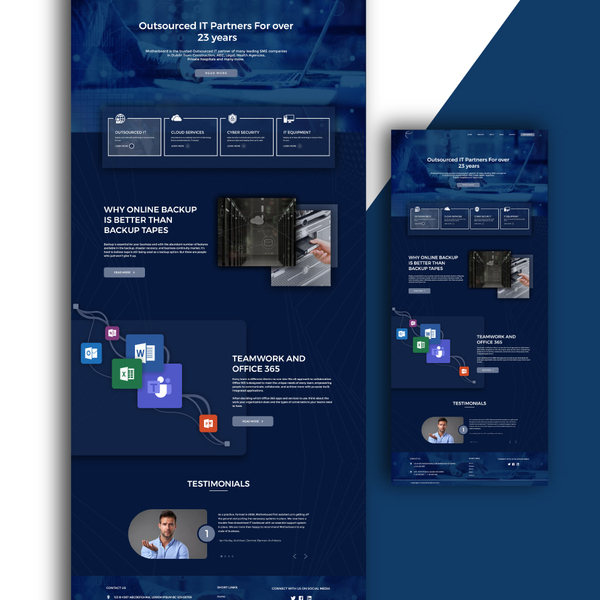Outsourced IT Partners Website Design - Website Design Services by Design Alligators -  Design Alligators