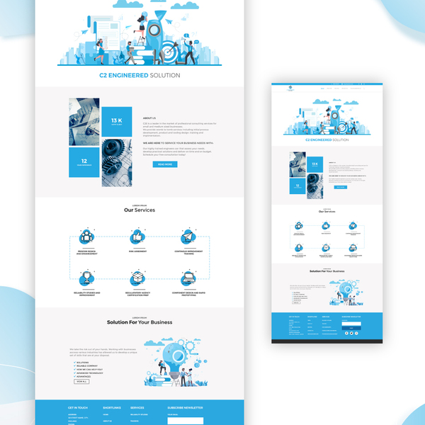 Civil Engineering Website UI Design | Design Alligators - Website Design Services by Design Alligators -  Design Alligators