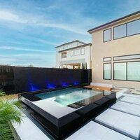 Custom Spa and Water Feature Wall built by Westmod