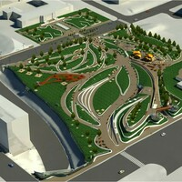 3D BIM Modeling for Public Park