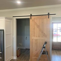 Barn door install by waco handyman and remodel