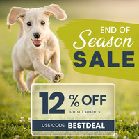Big Saving on Season Sale! FLAT 12% OFF + $0 Shipping on All Pet Care Products - Bestvetcare   

Season Sale is End Soon!!! Hurry Up Pet Parents, Get 