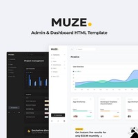 Muze Bootstrap HTML5 Admin Dashboard Template