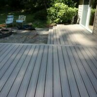 Composite deck installation