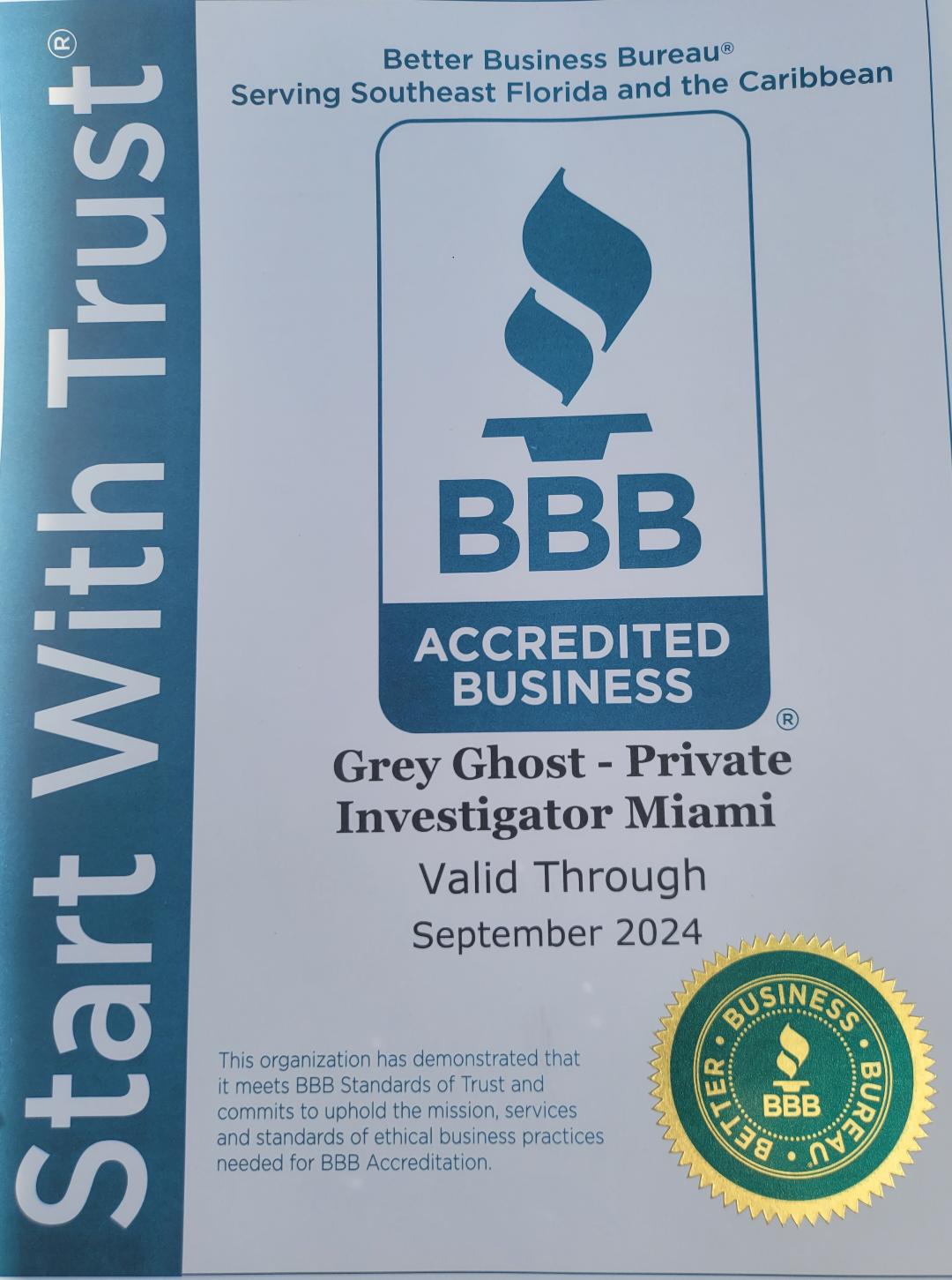 Grey Ghost - Miami Private Investigator - Photos of Our Business -  Grey Ghost - Private Investigator Miami