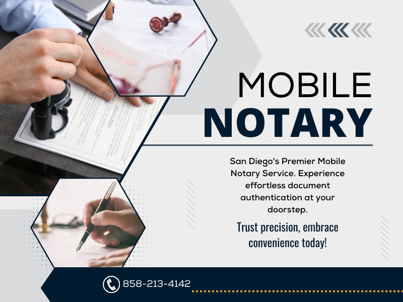 Mobile Notary - Photos of Our Business -  San Diego Instant Mobile Notary