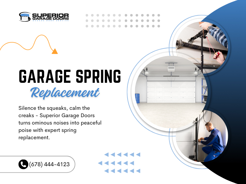 Garage Spring Replacement - Gallery -  Superior Garage Doors