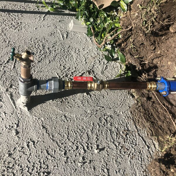 Water line replacement - Latest Work -  Drainflow Solutions & Plumbing