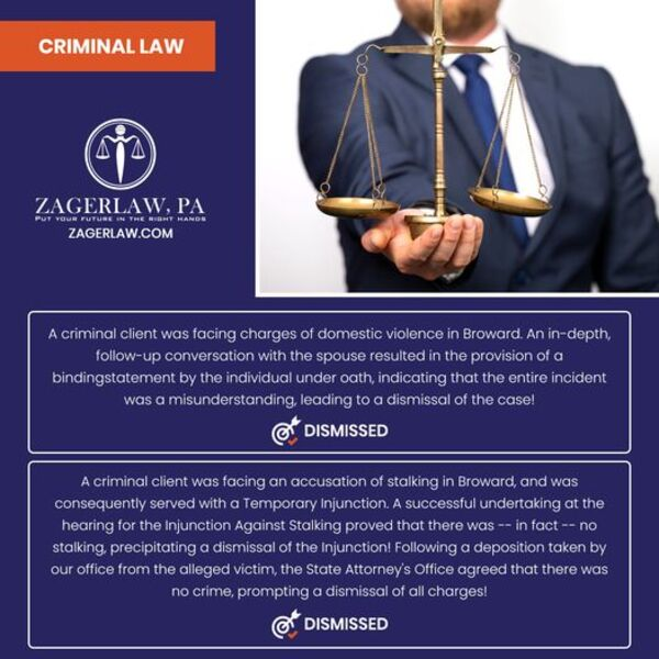 Criminal Lawyers - Zagerlaw, PA - Photo (213071)