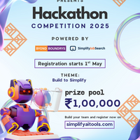 Looking for hackathons in Delhi or hackathons near me? Simplify AI Tools brings you a curated list of upcoming hackathons in India featuring impactful