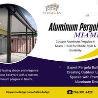 aluminum pergolas miami