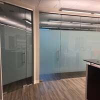 3M Privacy Matte Window Film on their interior glass