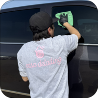 Mobile detailing a truck in Salt Lake City Utah