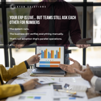 ERP System Visibility and Manual Operations
